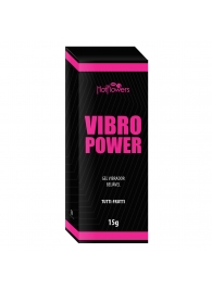 Жидкий вибратор Vibro Power со вкусом тутти-фрутти - 15 гр. - HotFlowers - купить с доставкой в Рыбинске