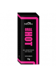 Гель для оральных ласк Oral Hot с согревающим эффектом - 15 гр. - HotFlowers - купить с доставкой в Рыбинске