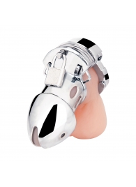 Клетка на пенис из металла Obedience Cock Cage - BlueLine - купить с доставкой в Рыбинске