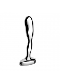 Стальной стимулятор простаты Stainless Steel Prostate Plug - 11,5 см. - b-Vibe - в Рыбинске купить с доставкой