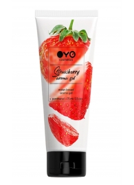 Лубрикант на водной основе OYO Aroma Gel Strawberry с ароматом клубники - 75 мл. - OYO - купить с доставкой в Рыбинске