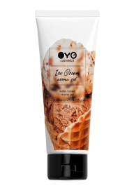 Лубрикант на водной основе OYO Aroma Gel Ice Cream с ароматом пломбира - 75 мл. - OYO - купить с доставкой в Рыбинске