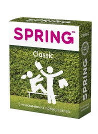 Классические презервативы SPRING CLASSIC - 3 шт. - SPRING - купить с доставкой в Рыбинске