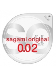 Ультратонкий презерватив Sagami Original - 1 шт. - Sagami - купить с доставкой в Рыбинске