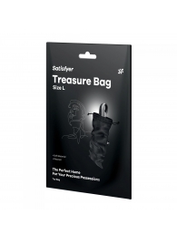 Черный мешочек для хранения игрушек Treasure Bag L - Satisfyer - купить с доставкой в Рыбинске