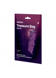 Фиолетовый мешочек для хранения игрушек Treasure Bag XL - Satisfyer - купить с доставкой в Рыбинске