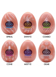 Набор из 6 мастурбаторов-яиц Tenga Egg Variety Pack V - Tenga - в Рыбинске купить с доставкой