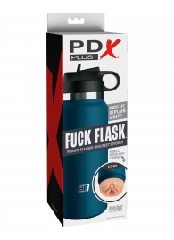 Мастурбатор-вагина в синей колбе F*ck Flask - Pipedream - в Рыбинске купить с доставкой