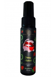 Спрей для горла Deep Throat с десенсибилизирующим эффектом и вкусом клубники - 50 мл. - БиоМед - купить с доставкой в Рыбинске