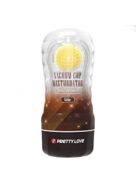Прозрачный текстурированный мастурбатор Vacuum Cup Masturbator Stellar - Baile - в Рыбинске купить с доставкой