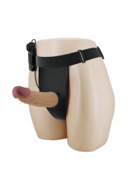 Полый вибрострапон на регулируемых трусиках Draven - 17,5 см. - Baile - купить с доставкой в Рыбинске