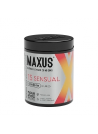 Анатомические презервативы MAXUS Sensual - 15 шт. - Maxus - купить с доставкой в Рыбинске