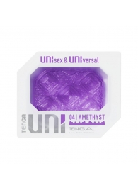 Фиолетовый мастурбатор-стимулятор Tenga Uni Amethyst - Tenga - в Рыбинске купить с доставкой