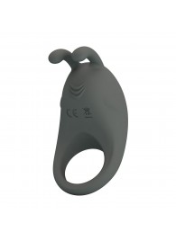 Серое эрекционное кольцо с вибрацией Master Ring - Baile - в Рыбинске купить с доставкой