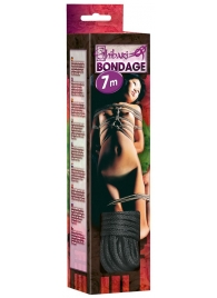 Чёрная веревка для связывания - 700 см. - Orion - купить с доставкой в Рыбинске