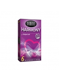 Презервативы с рёбрышками Domino Harmony - 6 шт. - Domino - купить с доставкой в Рыбинске