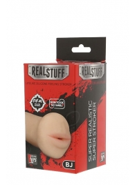 Нежный мастурбатор-ротик REALSTUFF 5INCH MASTURBATOR BJ - Dream Toys - в Рыбинске купить с доставкой