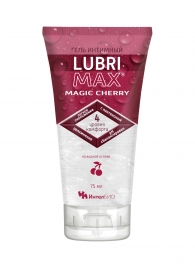 Интимный гель-смазка на водной основе Lubrimax Magic Cherry - 75 мл. - ИнтелБИО - купить с доставкой в Рыбинске