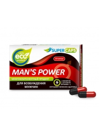 Возбуждающее средство Man’s power - 10 капсул (+1 в подарок) - SuperCaps - купить с доставкой в Рыбинске