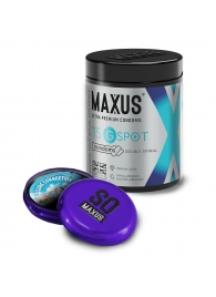Гладкие презервативы Maxus G spot с двойной спиралью - 15 шт. - Maxus - купить с доставкой в Рыбинске