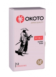 Тонкие презервативы OKOTO Ultra Thin - 12 шт. - Sitabella - купить с доставкой в Рыбинске