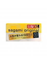 Презервативы увеличенного размера Sagami Original 0.02 XL-size - 12 шт. - Sagami - купить с доставкой в Рыбинске