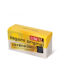 Презервативы увеличенного размера Sagami Original 0.02 XL-size - 12 шт. - Sagami - купить с доставкой в Рыбинске