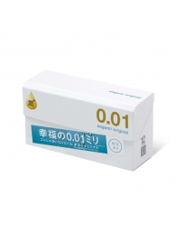 Увлажнённые презервативы Sagami Original 0.01 Extra Lub - 12 шт. - Sagami - купить с доставкой в Рыбинске