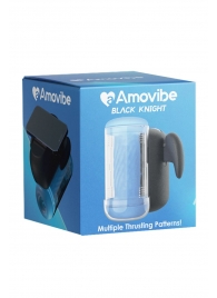 Инновационный робот-мастурбатор Black Knight с функцией пенетрации - Amovibe - в Рыбинске купить с доставкой