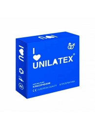 Классические презервативы Unilatex Natural Plain - 3 шт. - Unilatex - купить с доставкой в Рыбинске