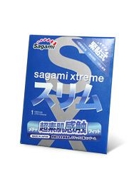 Презерватив Sagami Xtreme FEEL FIT 3D - 1 шт. - Sagami - купить с доставкой в Рыбинске