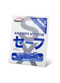 Презерватив Sagami Xtreme Ultrasafe с двойным количеством смазки - 1 шт. - Sagami - купить с доставкой в Рыбинске