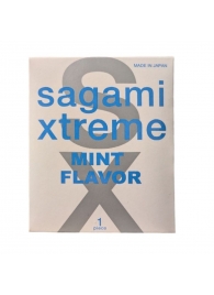 Презерватив Sagami Xtreme Mint с ароматом мяты - 1 шт. - Sagami - купить с доставкой в Рыбинске