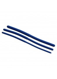Набор из 3 синих силиконовых уретральных расширителей Invasion Silicone Urethral Sound Trainer Set - XR Brands - купить с доставкой в Рыбинске