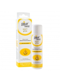 Силиконовый лубрикант с жожоба pjur MED Soft glide - 100 мл. - Pjur - купить с доставкой в Рыбинске