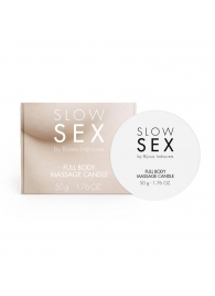 Массажная свеча для всего тела Slow Sex - 50 гр. - Bijoux Indiscrets - купить с доставкой в Рыбинске