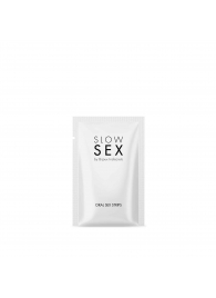 Полоски для орального секса Slow Sex Oral Sex Strips - 7 шт. - Bijoux Indiscrets - купить с доставкой в Рыбинске