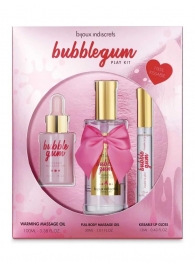 Набор средств для массажа и ласк Bubblegum Play Kit - Bijoux Indiscrets - купить с доставкой в Рыбинске