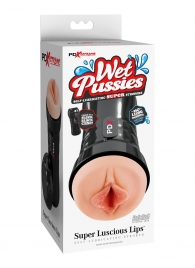 Мастурбатор-вагина в колбе Super Luscious Lips - Pipedream - в Рыбинске купить с доставкой