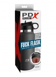 Смуглый мастурбатор-вагина в корпусе-бутылке F*ck Flask - Pipedream - в Рыбинске купить с доставкой