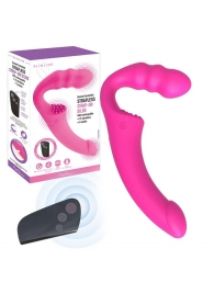 Розовый безремневой страпон Straples Strap-On Dildo - Erokay - купить с доставкой в Рыбинске