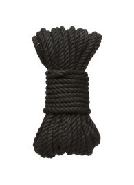 Черная верёвка для связывания и фиксации Bind Tie - 9,14 м. - Doc Johnson - купить с доставкой в Рыбинске