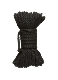 Черная верёвка для связывания и фиксации Bind Tie - 15,24 м. - Doc Johnson - купить с доставкой в Рыбинске