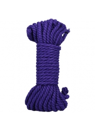 Фиолетовая верёвка для связывания и фиксации Bind Tie - 9,14 м. - Doc Johnson - купить с доставкой в Рыбинске