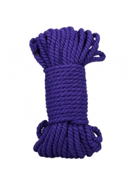 Фиолетовая верёвка для связывания и фиксации Bind Tie - 15,24 м. - Doc Johnson - купить с доставкой в Рыбинске