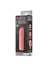 Фаллоудлинитель SUPER HERO Tempter - 16 см. - Lola Games - в Рыбинске купить с доставкой