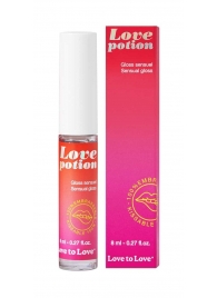 Возбуждающий блеск для губ Love Potion - 8 мл. - Love to Love - купить с доставкой в Рыбинске