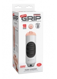 Мастурбатор-вагина Extreme Toyz Mega Grip Vibrating Stroker Mouth - Pipedream - в Рыбинске купить с доставкой