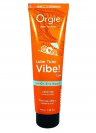 Гель с эффектом вибрации Lube Tube Vibe Low Sex On The Beach - 100 мл. - ORGIE - купить с доставкой в Рыбинске