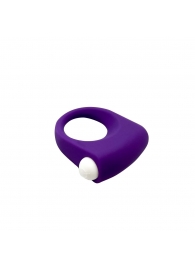 Фиолетовое эрекционное кольцо Puggle Vibrating Ring with Bullet - Adrien Lastic - в Рыбинске купить с доставкой